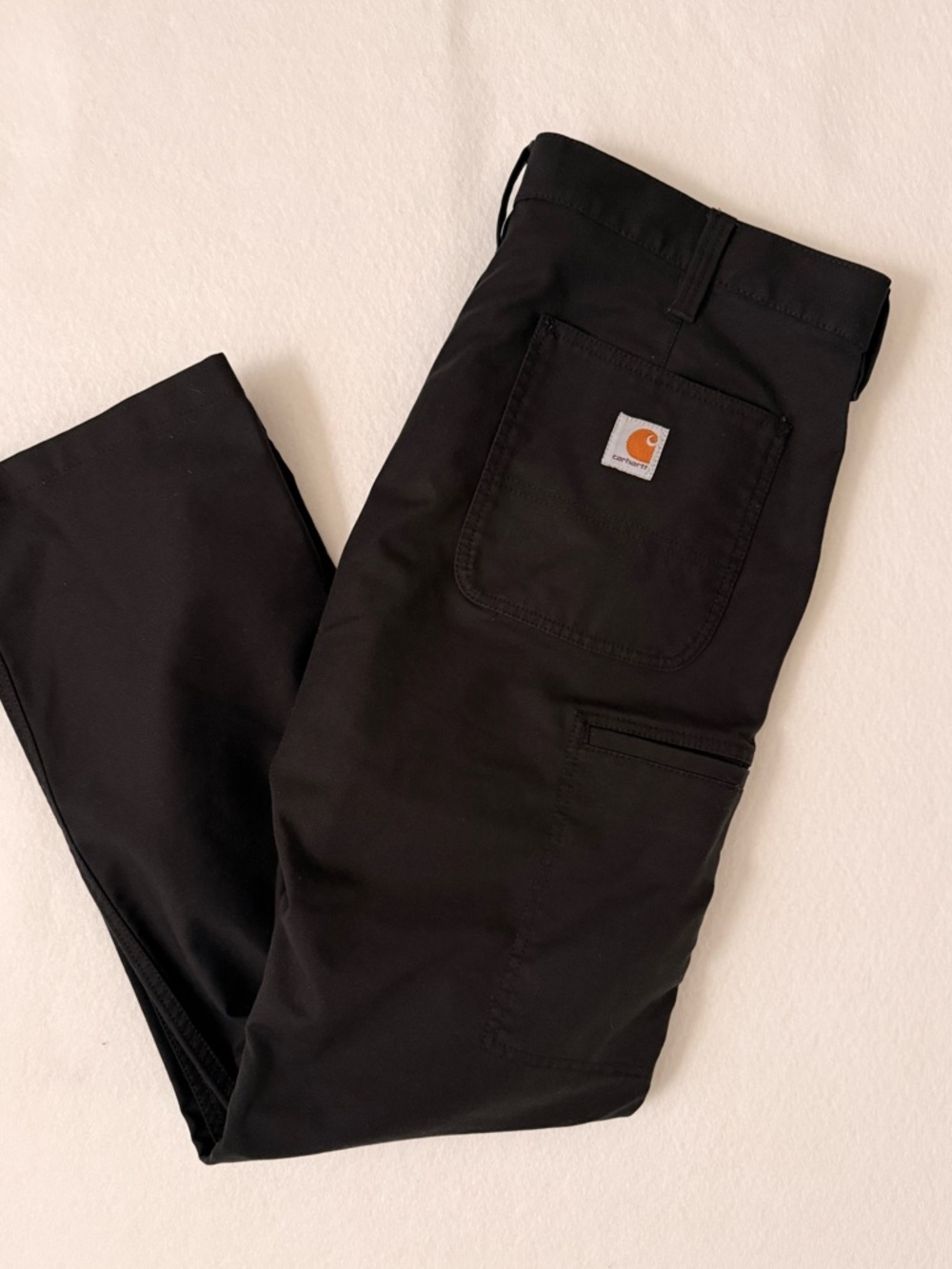Carhartt Rugged Flex Relaxed Fit Canvas Work Pant Black 35x32